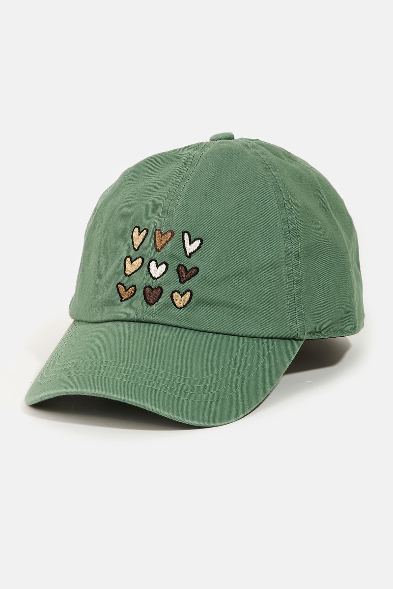 Hearts Denim Cap