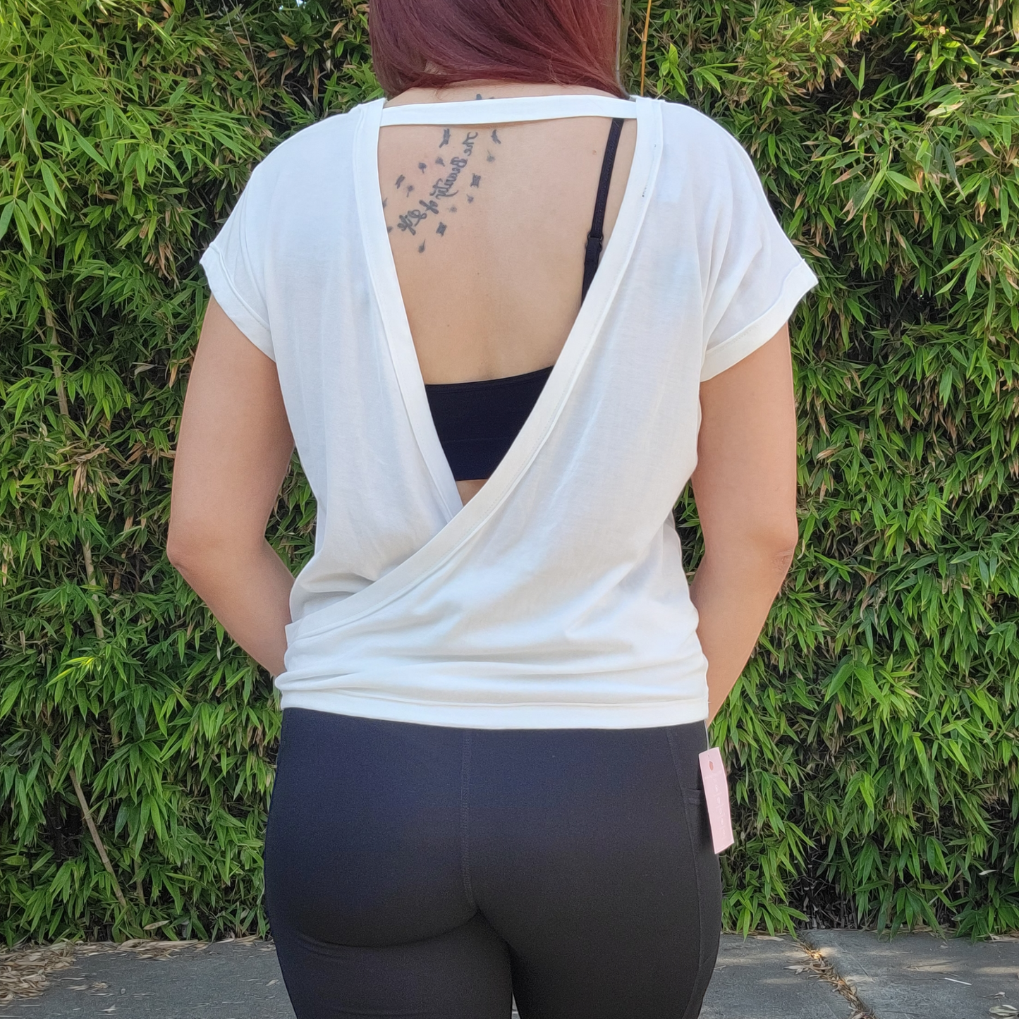 Open Back Tee