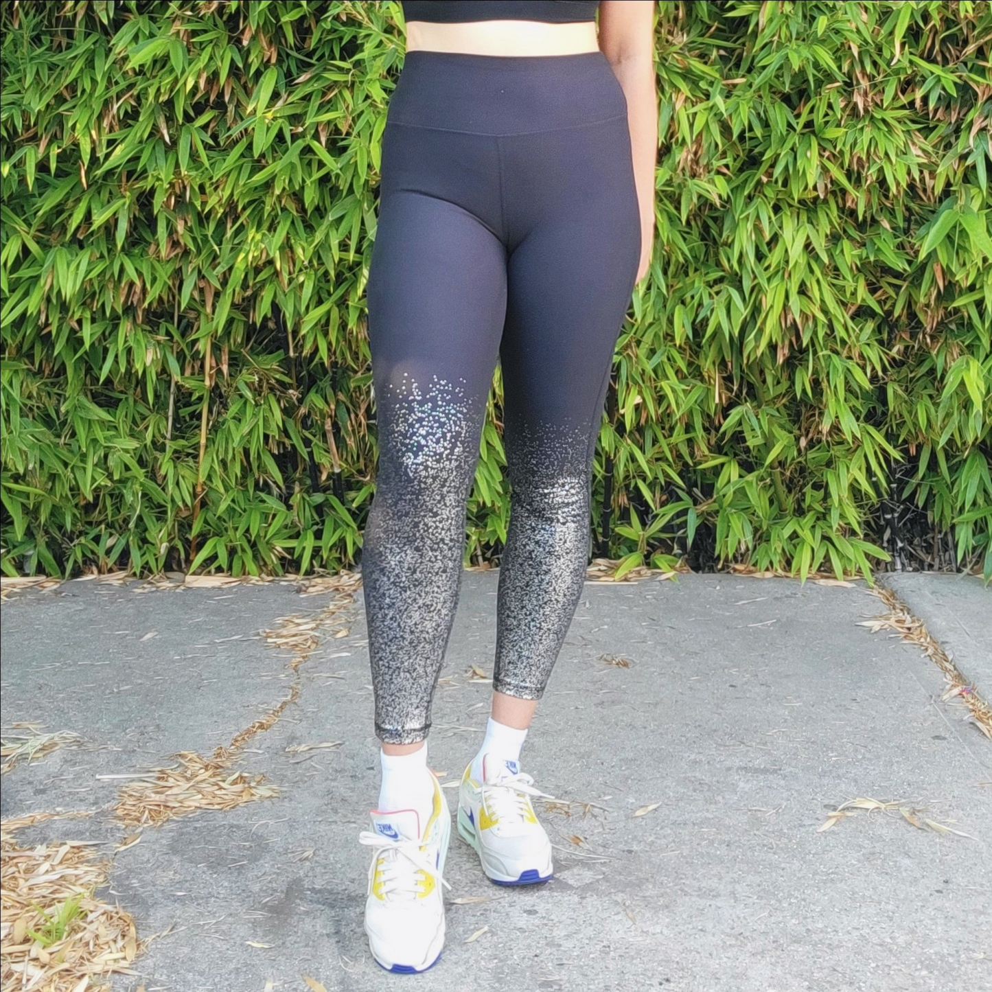 Silver Ombre Leggings