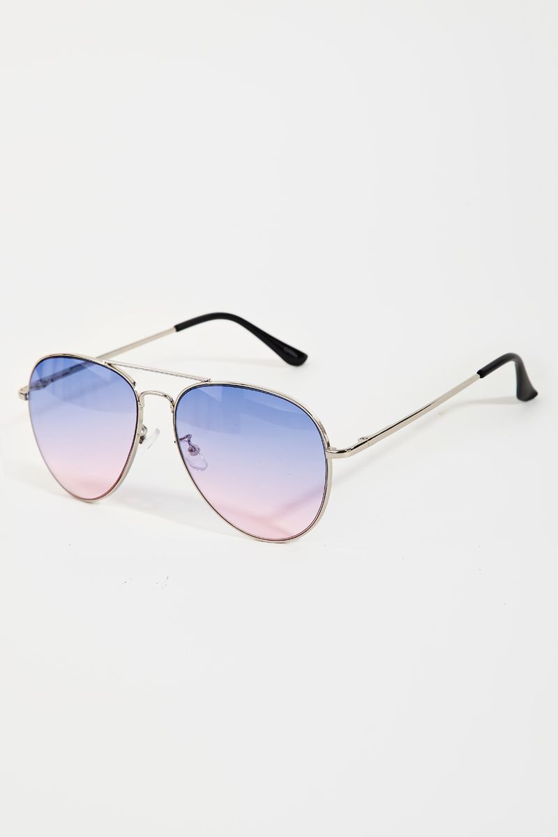 Metal Frame Aviator Sunglasses