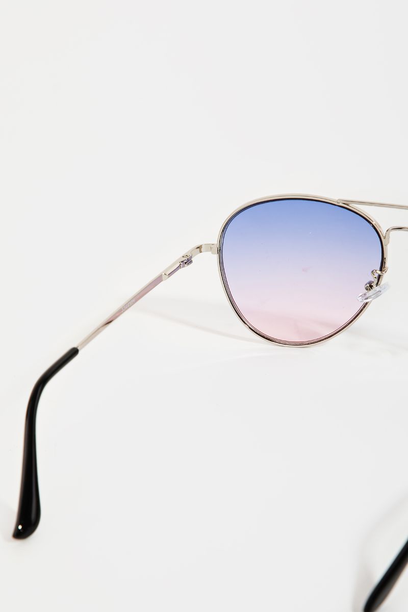 Metal Frame Aviator Sunglasses